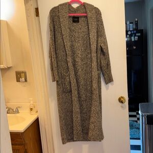 Lucky Brand Women's Black Hooded Cardigan